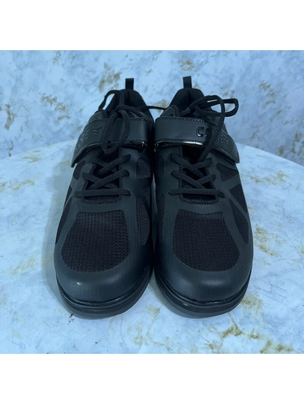 Core Men's Size 12 Shoes Black Gym Training Adjustable Weightlifting Sneakers